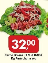 Supermercados Nori Carne Bovina Temperada 1kg para Churrasco oferta