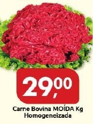 Supermercados Nori Carne Bovina Moida 1kg Homogeneizada oferta