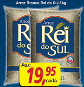 Supermercados Guanabara Arroz Branco Rei do Sul 5kg oferta