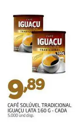 Café Solúvel Tradicional Iguaçu 160g