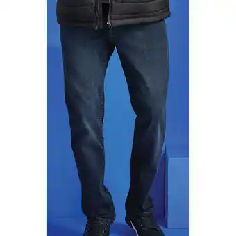 Giant Tiger Mountain Ridge Men's Mid-Rise Straight Leg Jeans with Button Closure and Zip Fly, Dark Blue Wash offer