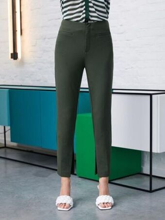SheIn Motf premium straight leg split pants offer