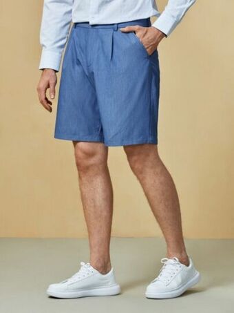 Shein men slant pocket bermuda shorts