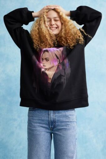 H&M Oversized printed sweatshirt offer