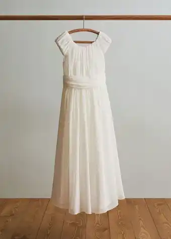 Mango Bow plumeti dress offer