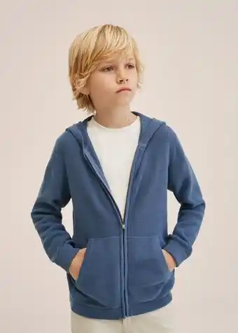 Mango Hooded cotton cardigan offer