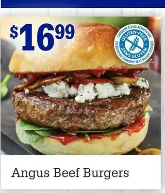 M & M Food Market Angus Beef Burgers offer