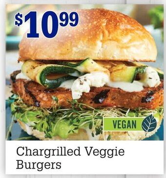 M & M Food Market Chargrilled Veggie Burgers offer