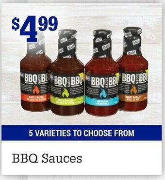 M & M Food Market BBQ Sauces offer