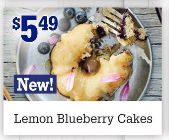 M & M Food Market Lemon Blueberry Cakes offer