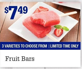 M & M Food Market Fruit Bars offer