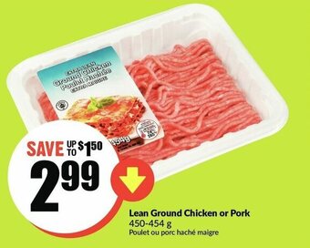 FreshCo Lean Ground Chicken or Pork offer