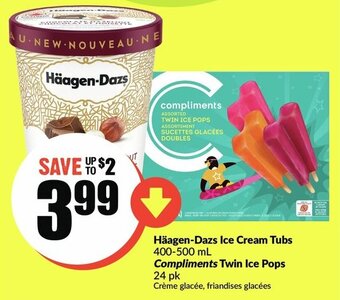FreshCo Häagen-Dazs Ice Cream Tubs offer