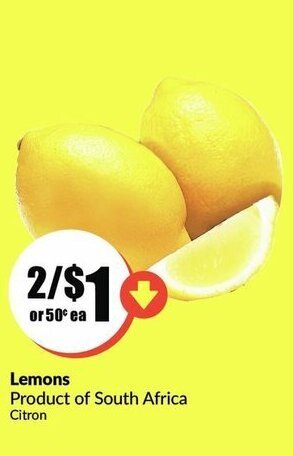 FreshCo Lemons offer