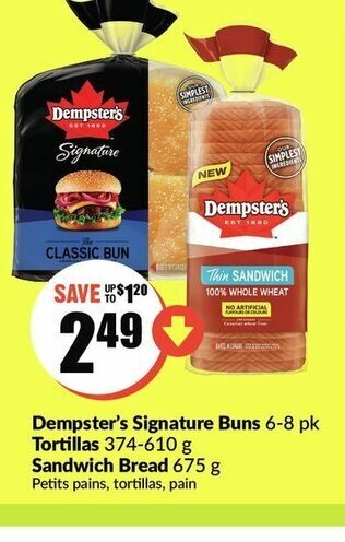 FreshCo Dempster's Signature Buns offer