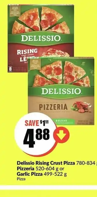 FreshCo Delissio Rising Crust Pizza offer