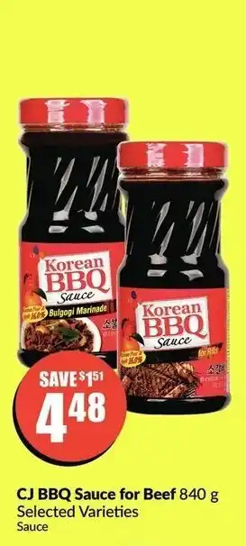 FreshCo CJ BBQ Sauce For Beef offer