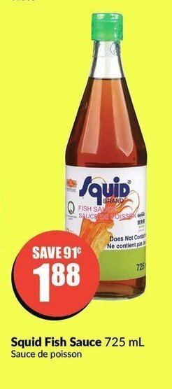FreshCo Squid Fish Sauce offer