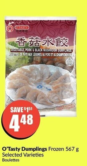 FreshCo O'Tasty Dumplings offer
