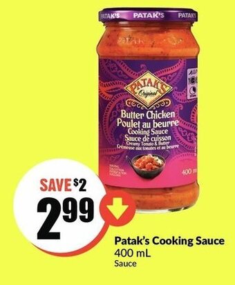 FreshCo Patak's Cooking Sauce offer