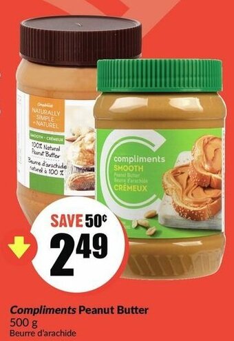 FreshCo Compliments Peanut Butter offer