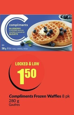 FreshCo Compliments Frozen Waffles offer