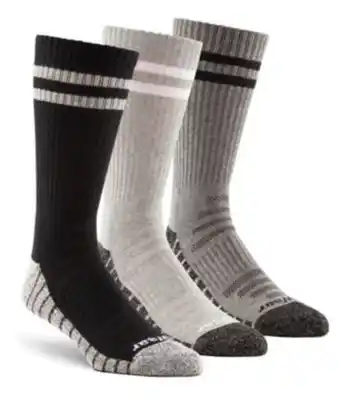 Mark's Men's 3 pack driwear sport crew socks offer