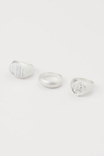 H&M 3-pack rings offer