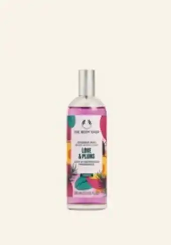 The Body Shop Love & plums shimmer mist offer
