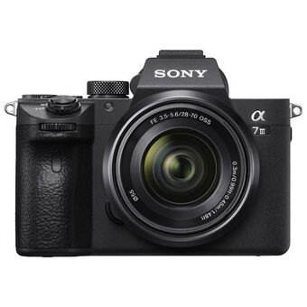 Best Buy Sony alpha a7 iii full-frame mirrorless vlogger camera with 28-70mm oss lens kit offer
