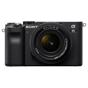 Best Buy Sony alpha 7c full-frame mirrorless camera with 28-60mm lens kit - black offer