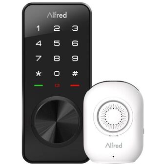 Best Buy Alfred db1w-a-bl bluetooth smart lock with wi-fi bridge & key - only at best buy offer