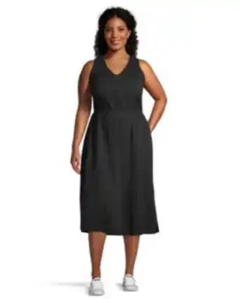 Mark's Women's sleeveless v-neck midi dress offer