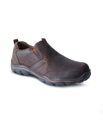 Mark's Men's montz devent relaxed fit moc slip-on shoes - dark brown offer