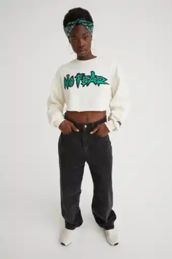 H&M Short printed sweatshirt offer