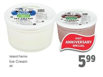 Quality Foods Ice Cream offer