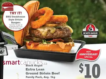 Quality Foods Ground Sirloin Beef offer