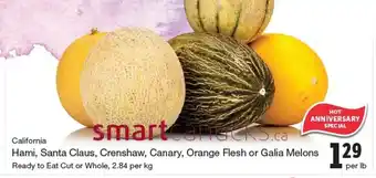 Quality Foods Galia Melons offer