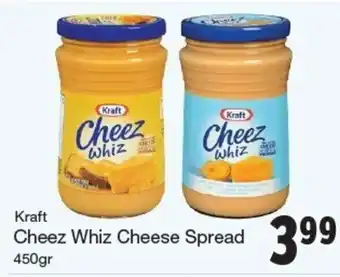 Quality Foods Cheez Whiz Cheese Spread offer