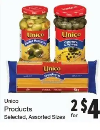 Quality Foods Unico Products offer