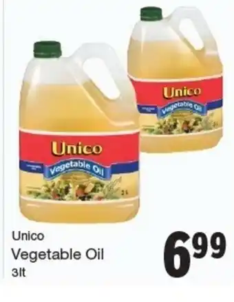 Quality Foods Unico Vegetable Oil offer