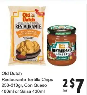 Quality Foods Old Dutch Restaurante offer