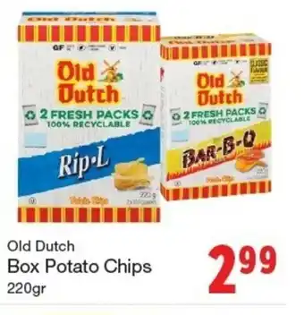 Quality Foods Box Patato Chips offer
