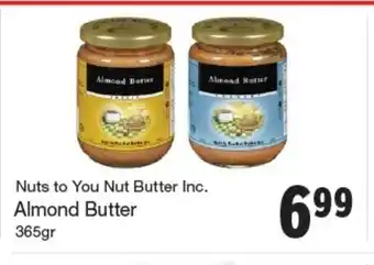 Quality Foods Almond Butter offer