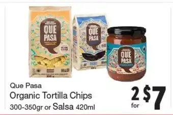 Quality Foods Organic Tortilla Chips offer