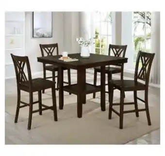 Aaron's 5 - piece josie counter height dining set offer