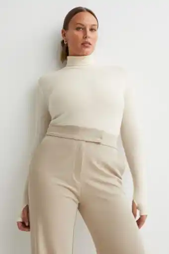 H&M Ribbed turtleneck bodysuit offer