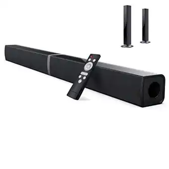 Amazon Tv sound bar, mzeibo split sound bars for tv 50w 32inch wired & wireless bluetooth sound bar home theater audio speakers with offer