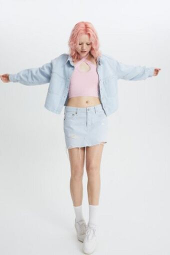 H&M Denim mini skirt offer