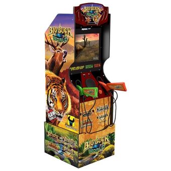Best Buy Arcade1up big buck hunter with riser & 2 rifles offer